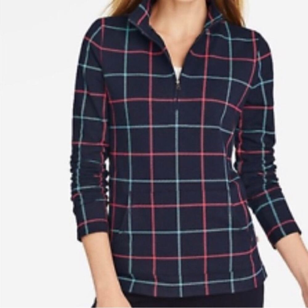 TALBOTS ACTIVE-T HALF-ZIP PULLOVER LP